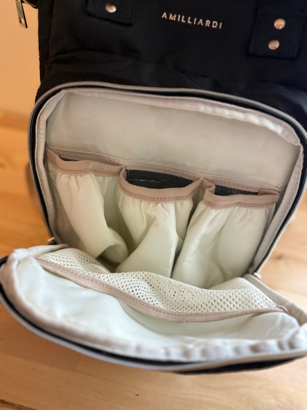 Kids Navy Backpack with Front Pocket - Picture 6 of 6